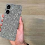 BUGGU Xiaomi Poco C65 Mobile Skin (Ulltra Super Sparkling Grey Glitter Skin With High Matte Finish., Mobile Skin (Back+Side+Camera))