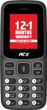 itel Ace2 Keypad Mobile| 1000 mAh Battery|Expandable Storage 32GB (Black)