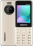 KARBONN K9 Sleek,Dual SIM,Keypad Mobile,2.4"Corved Glass,1750mAh Battery,Expandable,32GB (Gold Black)