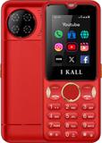 I Kall I8 Keypad Phone- 2.4" Display with 2500mAh Battery, Support - Facebook, Youtube (Red)