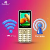 BlackZone WINX 4G+ Volte with 2.8 Inch keypad ,Touch Screen & Support all Android Features (Gold)