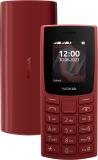 Nokia 105 Single SIM, Keypad Mobile Phone with Wireless FM Radio (Terracotta Red)