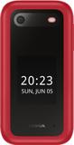Nokia 2660 Flip 4G Volte Red keypad Mobile with Dual Sim & Screen, MP3 Player (Red)
