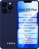 I Kall Z20 Plus Smartphone 6.26" Display, Support 4G LTE Vi, Airtel & BSNL (Blue, 128 GB) (6 GB RAM)