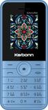 KARBONN Kphone Mini DS Keypad Mobile|1000 mAh Battery|0.3MP Camera|Expandable Upto 32 GB (Soft Blue)