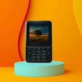 Snectian Rock Silder Dual Sim |Keypad Mobile| with 2.4" Display Call & SMS Indicator (Pink)