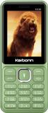 KARBONN KX30 Dual Sim Keypad Mobile|1200 mAh Battery|0.3MP Camera|Expandable Upto 32 GB (Emerald Green)