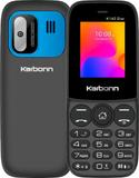 KARBONN K140Star Dual SIM,Keypad Mobile 1.8" 1000mAh Battery Camera ExpandableUp to32GB (Black Blue)