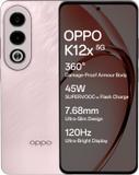 OPPO K12x 5G with 45W SUPERVOOC Charger In-The-Box (Feather Pink, 128 GB) (6 GB RAM)