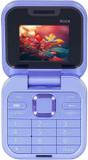 TOUCH 18 Rock X Flip Dual Sim |Keypad Mobile| with 1.8" Display Call & SMS Indicator (Purple)