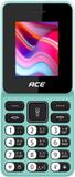 itel Ace2 lite Keypad Mobile|1000 mAh Battery|Expandable Storage 32GB (Light Green)