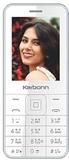 KARBONN K-Phone 1 DS Feature Phone|1400 mAh Battery|1.3MP Camera|Expandable Upto 32 GB (White-Blue)