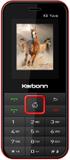 KARBONN K9 Yuva Keypad Mobile| 2500 mAh Battery|2MP Camera|Expandable Memory up to 32GB (Black & Red)