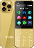 I Kall I1 NEW TOUCH & TYPE PHONE 2.4 INCH (Golden, 16.0 GB) (2 GB RAM)