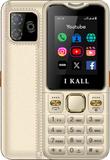 I Kall I9 Keypad Phone- 2.4" Display with 2500mAh Battery, Support - Facebook, Youtube (Golden)