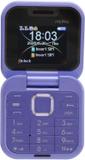 TOUCH 18 Rock X Flip Dual Sim Keypad Mobile with 1.8"Display Flip/Fold Call & SMS (Purple)