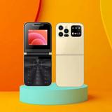 Snectian Rock Z Dual Sim |Keypad Mobile| with 2.4" Display Call & SMS Indicator (Gold)