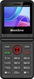 BlackZone FLIPPER X Dual Screen 2.4 & 1.8 Inch Dual Micro SIM (Red)