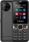I Kall I8 Keypad Phone- 2.4" Display with 2500mAh Battery, Support - Facebook, Youtube (Black)