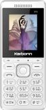 KARBONN Y1 Dual Sim Keypad Phone|800 mAh Battery|0.3MP Rear Camera|Expandable Upto 32 GB (White and Grey)