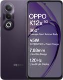 OPPO K12x 5G with 45W SUPERVOOC Charger In-The-Box (Midnight Violet, 128 GB) (6 GB RAM)