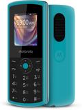 MOTOROLA A10V DS Keypad Phone with Voice Feature|800 mAh Battery|Wireless FM Recording (Teal Blue)