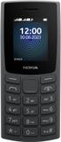 Nokia 110 Dual Sim, Keypad Mobile with Wireless FM Radio, Bluetooth and Rear Camera (Charcoal)