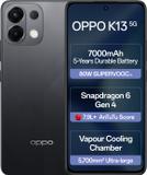 OPPO K13 5G with 7000mAh and 80W SUPERVOOC Charger In-The-Box (Prism Black, 128 GB) (8 GB RAM)
