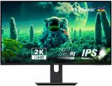 ViewSonic VX Series 68.58 cm (27 inch) WQHD LED Backlit IPS Panel Frameless, Height, pivot, swivel, tilt adjustable Monitor (VX2780-2K-SHDJ) (Response Time: 4 ms, 75 Hz Refresh Rate)