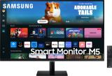 SAMSUNG M5 81.28 cm (32 inch) Full HD VA Panel with Mouse & Keyboard Control, OTT Apps, IoT Hub, Office 365, Workout Tracker, Multiple Ports, Speakers, Remote, Bluetooth Smart Monitor (LS32DM500EWXXL) (Response Time: 4 ms, 60 Hz Refresh Rate)