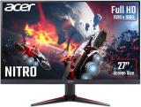 Acer NITRO 68.58 cm (27 inch) Full HD IPS Panel with sRGB 99%, HDR10 Support, 2X2W Inbuilt Speakers, Acer Display Widget, Acer VisionCare 2.0, Tilt-able stand Gaming Monitor (VG270 M3) (Frameless, AMD Free Sync, Response Time: 1 ms, 180 Hz Refresh Rate)