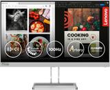 Lenovo L-Series 60.96 cm (24 inch) Full HD LED Backlit IPS Panel with 99% sRGB, HDMI, Tilt Stand, 2x3W Speakers, Smart Display Customization Artery UltraSlim Monitor (L24i-40) (AMD Free Sync, Response Time: 4 ms, 100 Hz Refresh Rate)