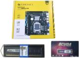 ZEBRONICS ZEB-H81M2 with NVMe Slot + Starlite 4GB RAM + Scuda 256GB NVMe SSD Combo Set Motherboard (Black)