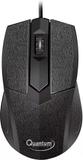 QUANTUM QHM224D (5 Units Pack)/ 1000 DPI Wired Optical Mouse (USB 2.0, Black)