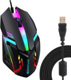 ENTWINO F-1 Gaming Mouse Wired For Computer Braided Wired Optical  Gaming Mouse (USB 2.0, Black)