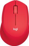 Logitech M331 / Silent Plus, 1000 DPI Optical Tracking Wireless Optical Mouse (2.4GHz Wireless, Red)
