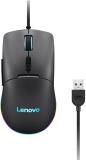 Lenovo M210 /Upto 8000 DPI, 7 Buttons, 80 gms, 3 Zone RGB Wired Wired Optical  Gaming Mouse (USB 2.0, Black)