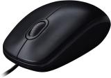 Logitech M90 Wired USB Mouse Wired Optical Mouse (USB 2.0, Black)