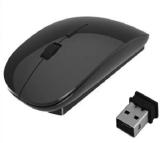 RETRACK 2.4Ghz Glossy Series Super Thin Wireless Optical Mouse (USB 3.0, USB 2.0, Black)