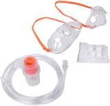 Ubinas Respiratory Nebulizer Mask Kit (For Child and Adult) Medicine Chamber & Air Tube Nebulizer (Transparent, Orange)