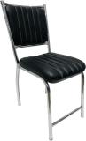 KITHANIA VISITOR Leatherette Office Visitor Chair (Black, Pre-assembled)