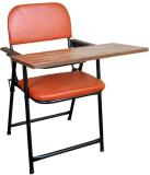 FURNIMAX Folding For Study with Cushion and Adjustable Writing Pad Ergonomic Design Fabric Study Folding Chair (Brown, Optional Installation Available)