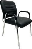 KITHANIA Executive Director Principal Manager Office Visitor Study Chair with arm Rest Leatherette Office Arm Chair (Black, Pre-assembled)