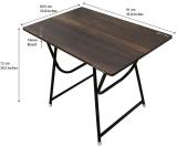 KRISHNAKIRTA KRISHNAKIRTA BROWN Engineered Wood Study Table (Free Standing, Finish Color - Brown, Pre-assembled)