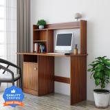 Flipkart Perfect Homes Kronos Engineered Wood Study Table (Free Standing, Finish Color - Walnut, Knock Down)