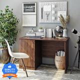 Wakefit Aaron Engineered Wood Study Table (Free Standing, Finish Color - Columbian Walnut, Knock Down)