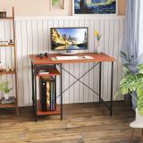 Flipkart Perfect Homes Studio Engineered Wood Office Table (Free Standing, Finish Color - Acacia, DIY(Do-It-Yourself))