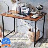 Wakefit Wiz Engineered Wood Study Table (Free Standing, Finish Color - Columbian Walnut, DIY(Do-It-Yourself))