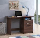 DeckUp Turrano Engineered Wood Office Table (Free Standing, Finish Color - Walnut, DIY(Do-It-Yourself))