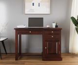 Allie Wood Rosewood ( sheesham ) Solid Wood Study Table (Free Standing, Finish Color - Walnut Finish, Pre-assembled)